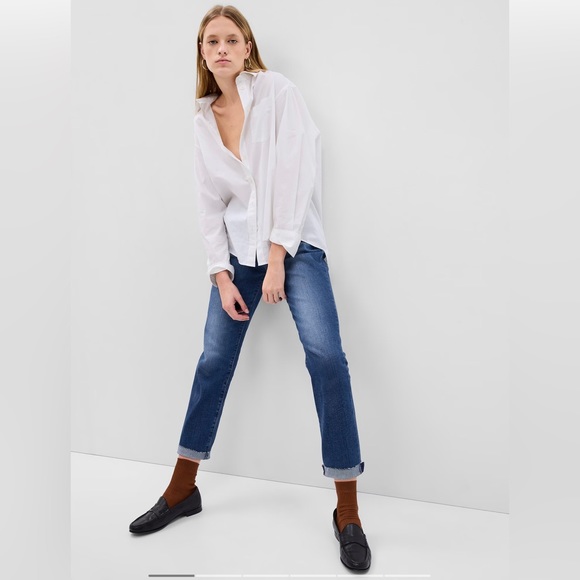 Gap Mid Rise Girlfriend Jeans - Picture 1 of 13